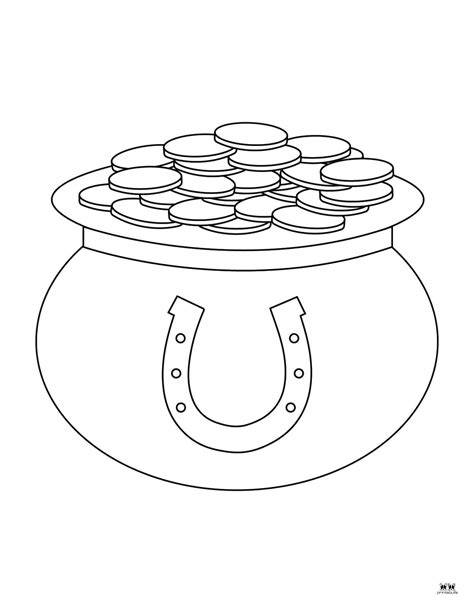 Pot Of Gold Coloring Page