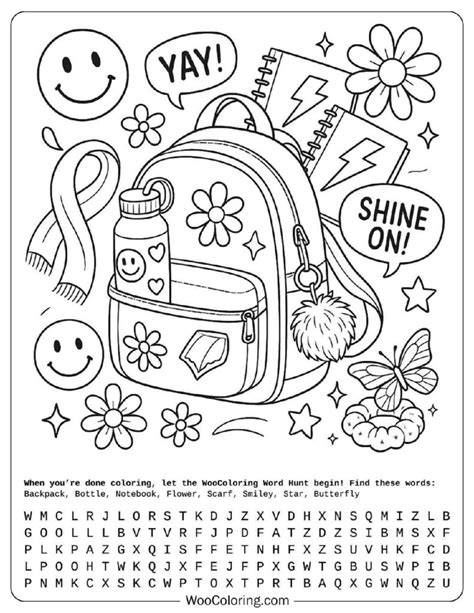 Preppy Coloring Pages To Print