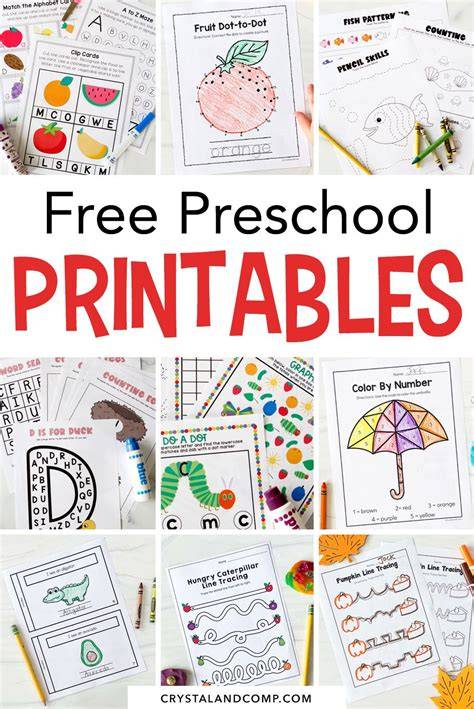 Preschool Activities Free Printable Worksheets