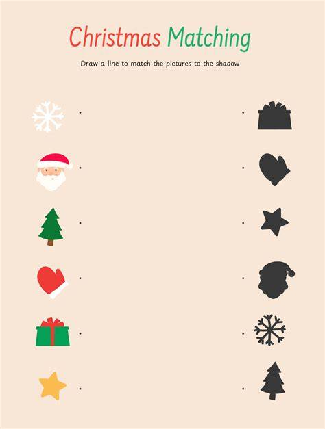 Preschool Christmas Printables