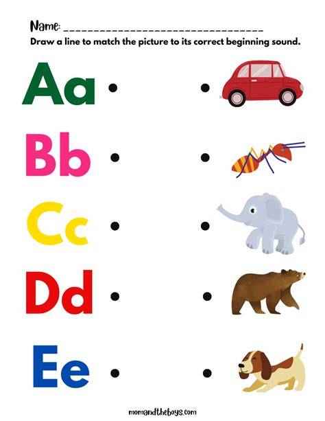Preschool Free Printable Alphabet Worksheets
