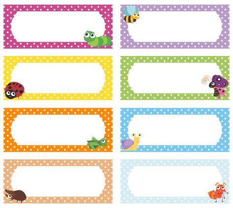 Preschool Name Labels Printable
