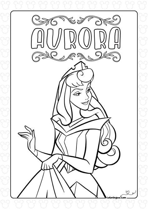 Princess Aurora Coloring Book