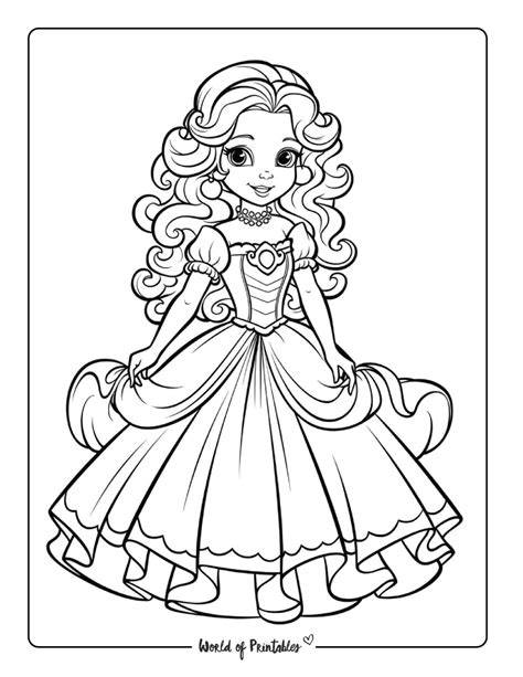 Princess Coloring Pictures Printable