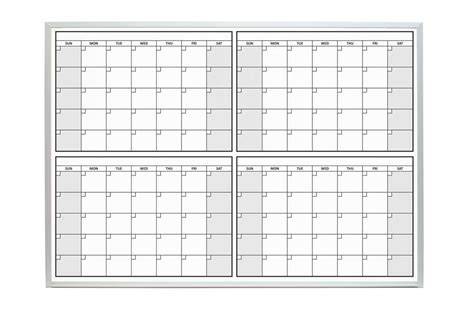 Print 4 Month Calendar