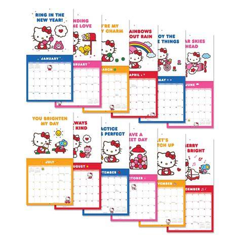 calendar hello kitty