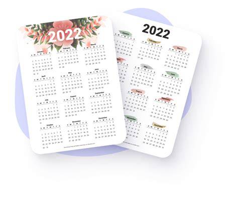 calendar with pictures