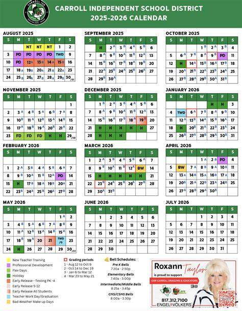 carrollton farmers branch isd calendar