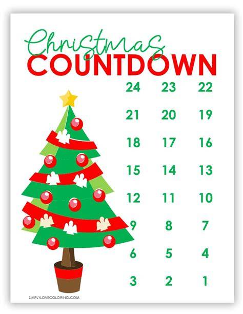 countdown to christmas calendar