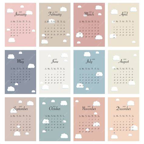 cute wall calendar