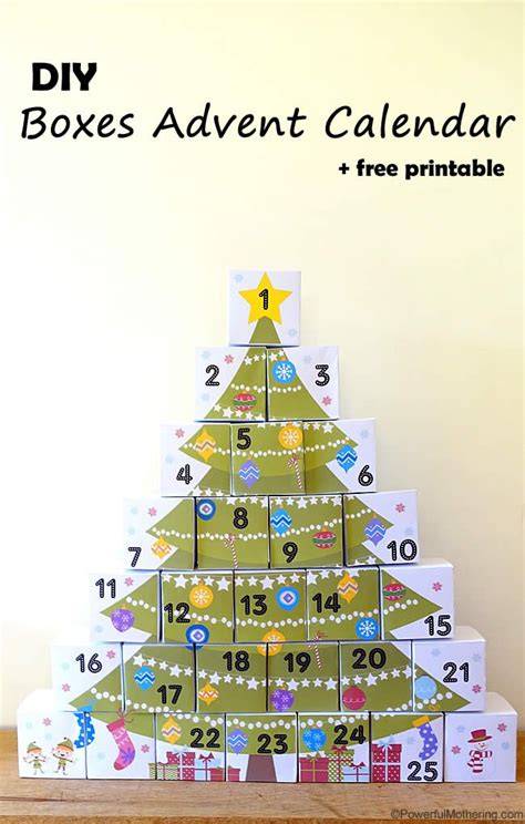 diy advent calendar boxes