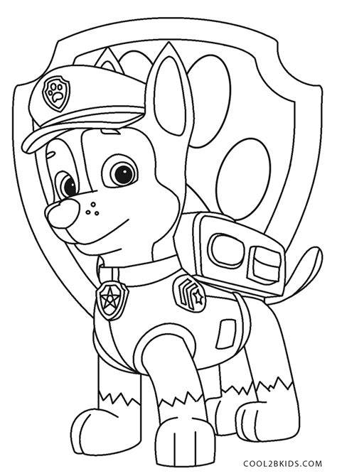 Print Paw Patrol Coloring Pages