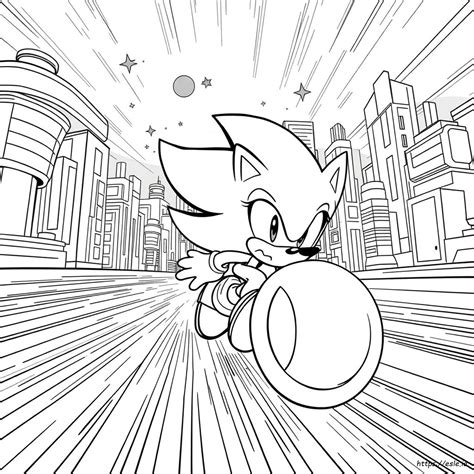 Print Sonic The Hedgehog