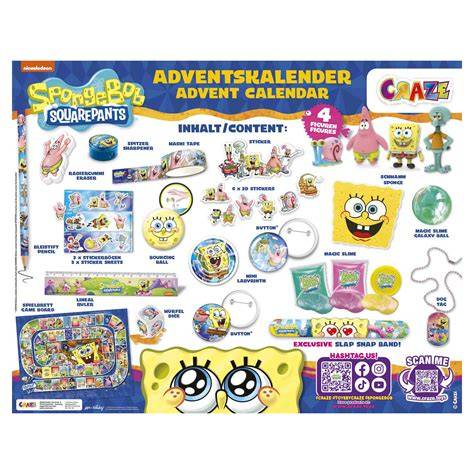 spongebob advent calendar