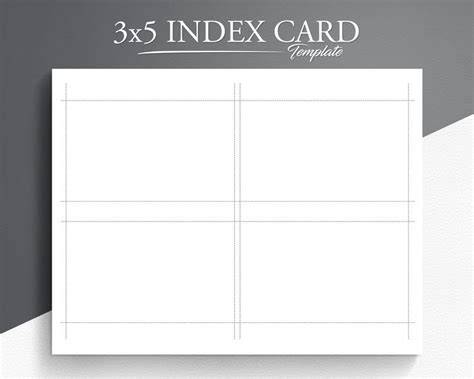 Printable 3x5 Note Cards
