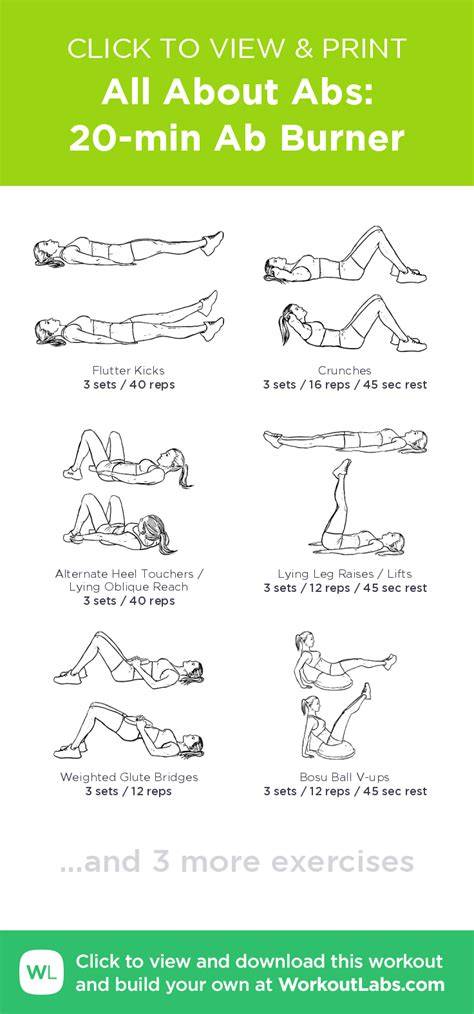 Printable Ab Workout