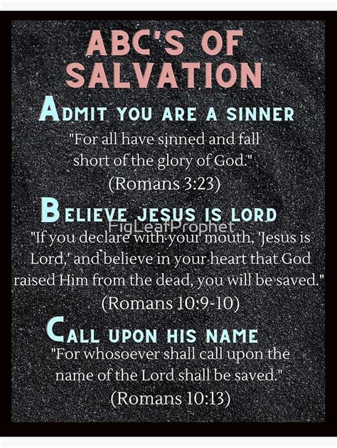 Printable Abc Of Salvation