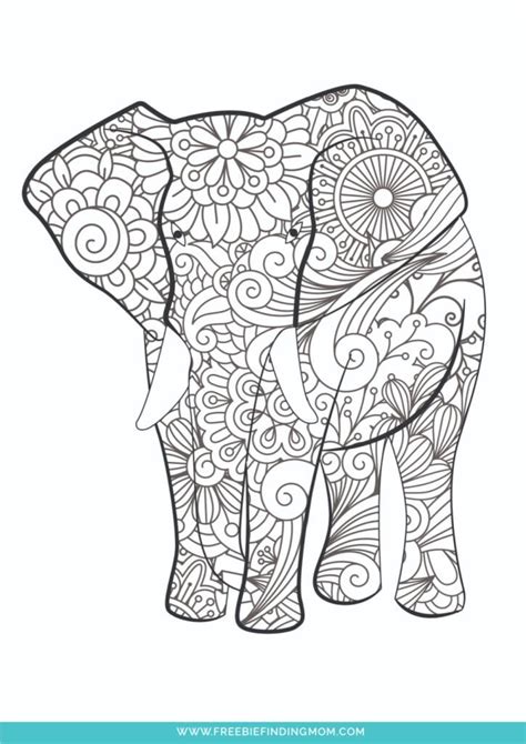 Printable Adult Animal Coloring Pages