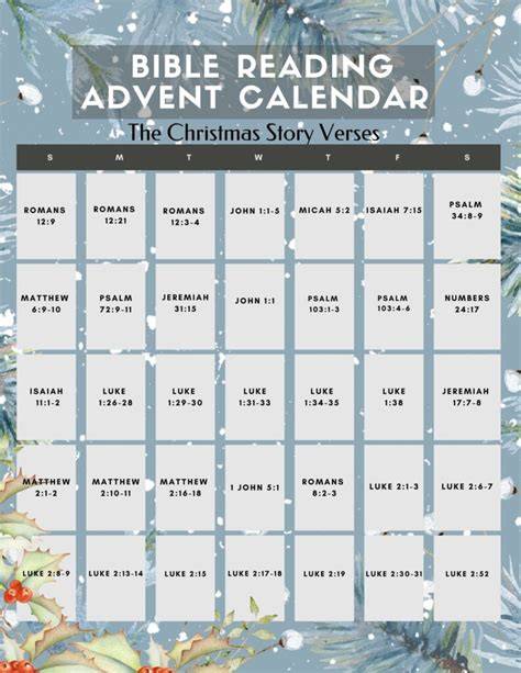 Printable Advent Readings Pdf