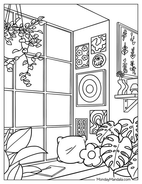 Printable Aesthetic Coloring Pages