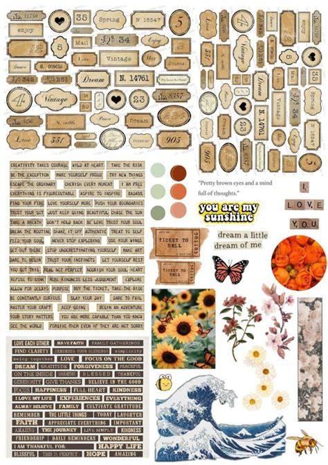 Printable Aesthetic Stickers