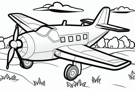 Printable Airplane Coloring Pages