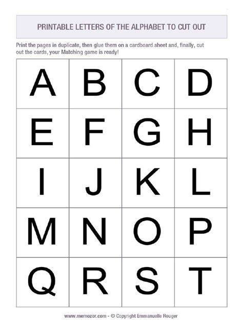 Printable Alphabet Letters Pdf