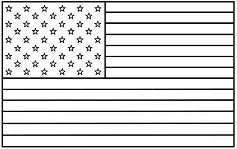 Printable American Flag Coloring