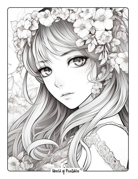 Printable Anime Coloring Pages