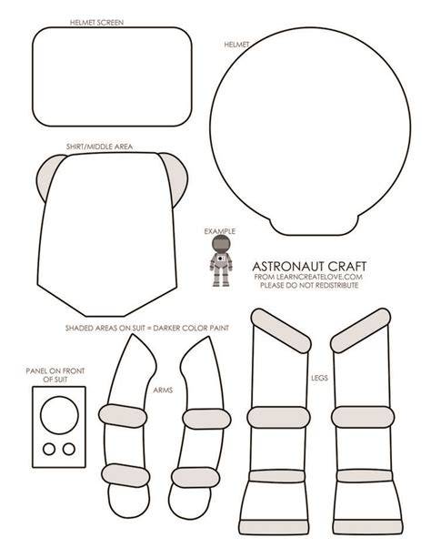 Printable Astronaut Cut Out Template