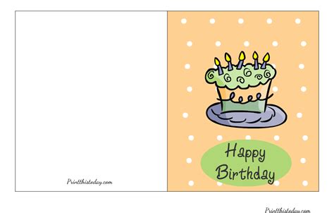 Printable Bday Cards