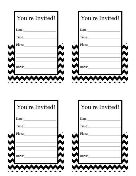 Printable Birthday Invitations Free
