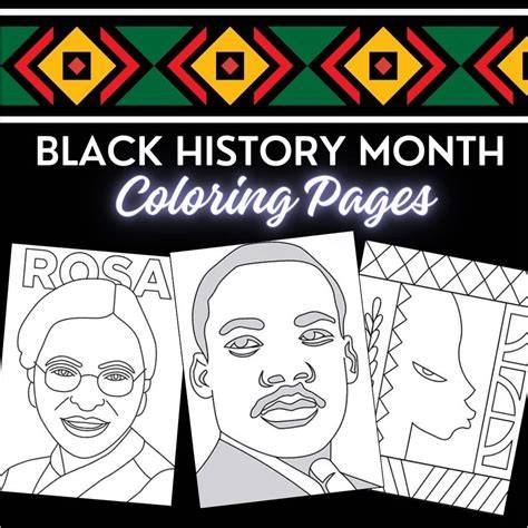 Printable Black History Coloring Pages