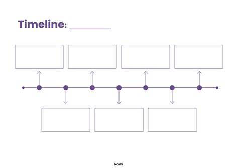 Printable Blank Timeline