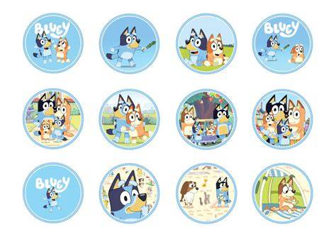 Printable Bluey Stickers