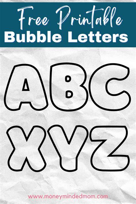 Printable Bubble Letters Free