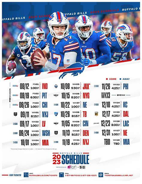 Printable Buffalo Bills Tv Schedule 2024