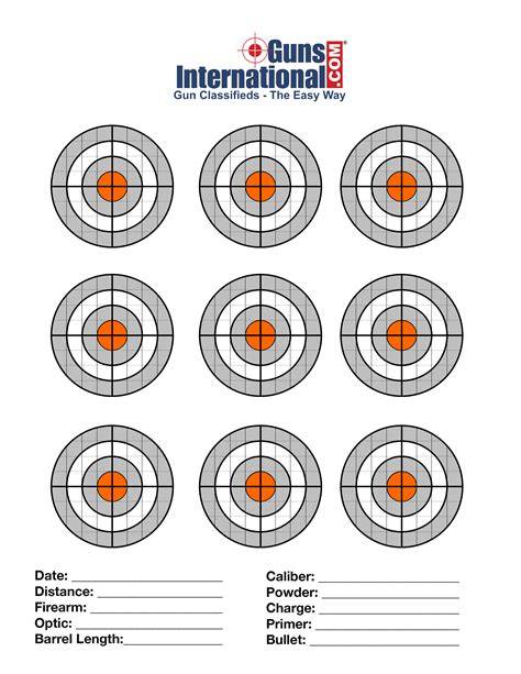 Printable Bullseye Targets