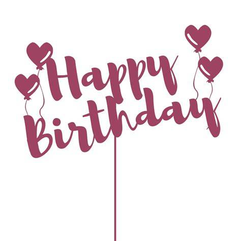 Printable Cake Toppers