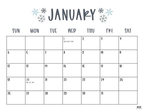 Printable Calender 2025