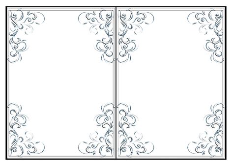 Printable Card Template Blank