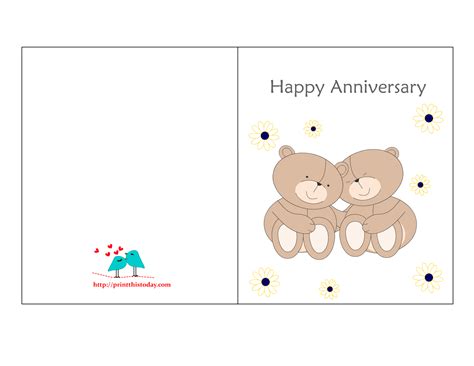 Printable Cards Free Anniversary