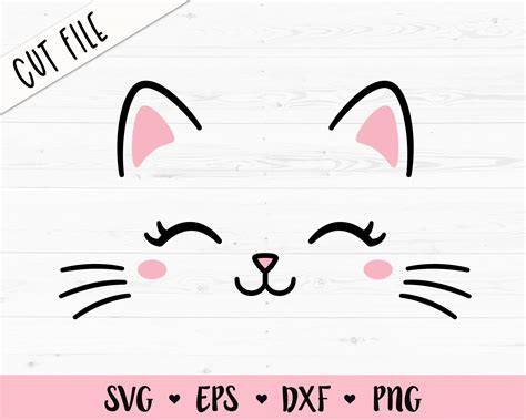 Printable Cat Face Outline