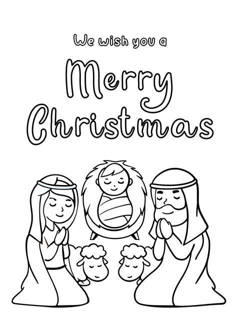 Printable Christian Christmas Coloring Pages