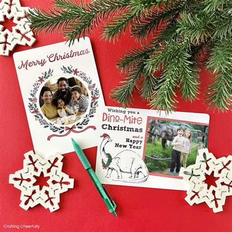 Printable Christmas Card With Photo