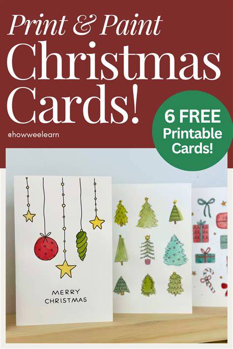 Printable Christmas Cards Online