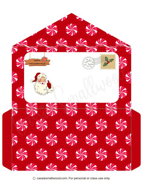 Printable Christmas Envelope