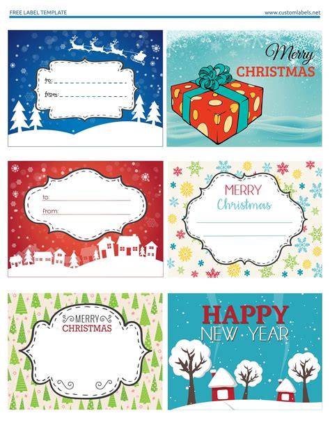 Printable Christmas Labels For Presents