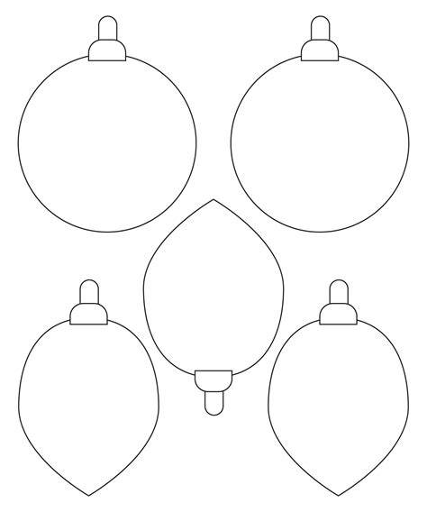 Printable Christmas Ornament Templates