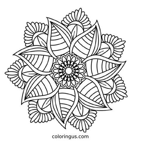 Printable Coloring Mandalas